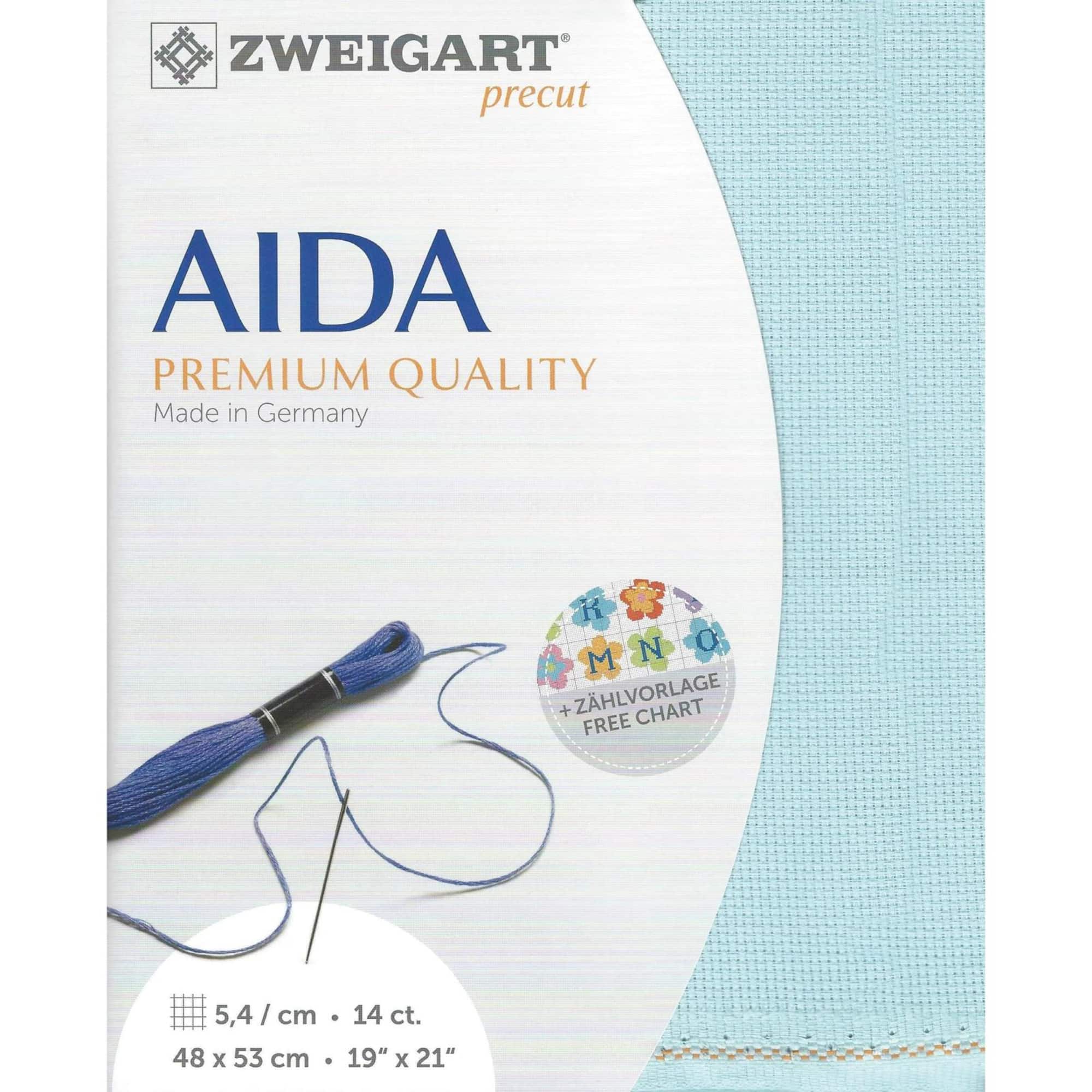 Zweigart® Aida 14 count Aqua Precut Stern